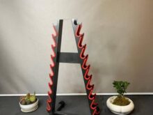 رک دمبل دو رگال با استفاده از پروفیل تقویت شده