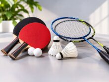 راکت پینگ پنگ و بدمینتون راکت پینگ پنگ و بدمینتون
