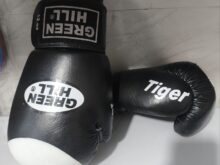 دستکش بوکس چرمی پاکستانی سایز12گرین هیل