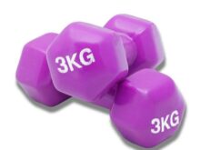 دمبل ایروبیک ۳ کیلویی دربسته دو عددی